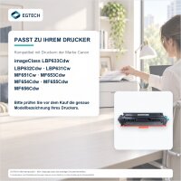 Toner kompatibel mit Canon Cartridge 067H Cyan Cyan imageClass LBP633Cdw MF651Cw