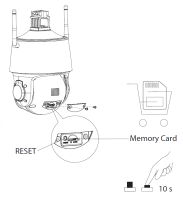 Dahua SD3C405DB-GNY-AW-PV IP WLAN PTZ Überwachungskamera 4MP WizSense H.265 H.264 2,7 – 13,5 mm motor Objektiv