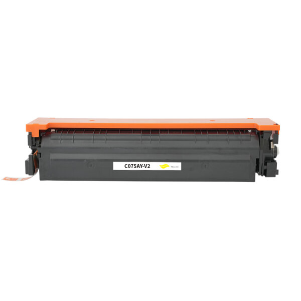 Tonerkartusche kompatibel mit Canon CRG 075 Yellow – Gelb – ca. 1.300 Seiten – Chip-Version V2