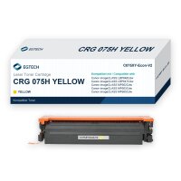 Toner kompatibel mit Canon CRG 075H Yellow Gelb...