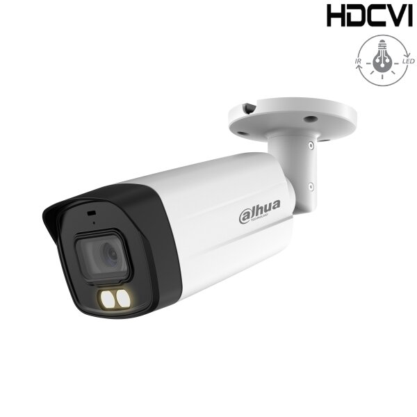 Dahua HAC-HFW1509TMP-IL-A-0360B-S2 HDCVI Bullet Überwachungskamera 5MP 3,6 mm Fixobjektiv IP67 Mikrofon