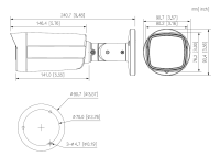 Dahua HAC-HFW1509TMP-IL-A-0360B-S2 HDCVI Bullet Überwachungskamera 5MP 3,6 mm Fixobjektiv IP67 Mikrofon
