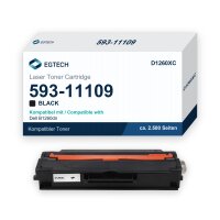 Toner kompatibel mit Dell 593-11109 B1260dn B1265DNF Schwarz