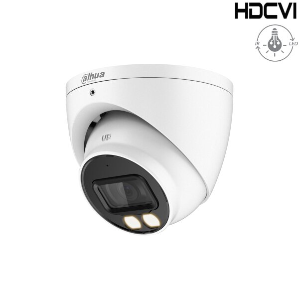 Dahua HAC-HDW1509TP-IL-A-0280B-S2 HDCVI Eyeball Überwachungskamera 5MP 2,8 mm Fixobjektiv IP67 Mikrofon