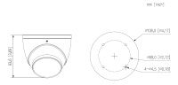 Dahua HAC-HDW1509TP-IL-A-0280B-S2 HDCVI Eyeball Überwachungskamera 5MP 2,8 mm Fixobjektiv IP67 Mikrofon