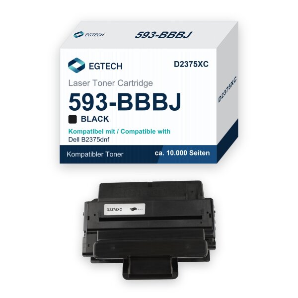 Toner kompatibel mit Dell 593-BBBJ B2375dnf B2375dfw Schwarz