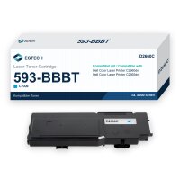 Toner kompatibel mit Dell 593-BBBT Cyan Color Laser...