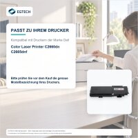 Toner kompatibel mit Dell 593-BBBS Magenta Color Laser Printer C2660dn C2665dnf