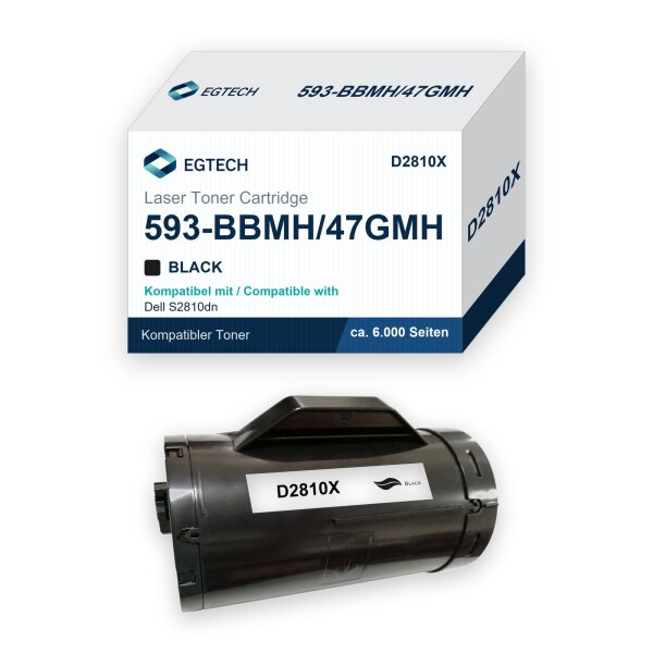 Toner kompatibel mit Dell 593-BBMH S2810dn H815dw S2815dn Schwarz