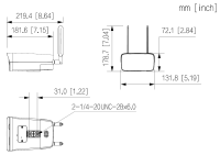 Dahua IPC-HFW3441DGP-AS-4G-NL668EAU-B-0280B IP Bullet 4G Überwachungskamera 4MP WizSense SMD H.265