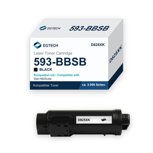 Toner kompatibel mit Dell 593-BBSB H625cdw H825cdw S2825cdn Schwarz