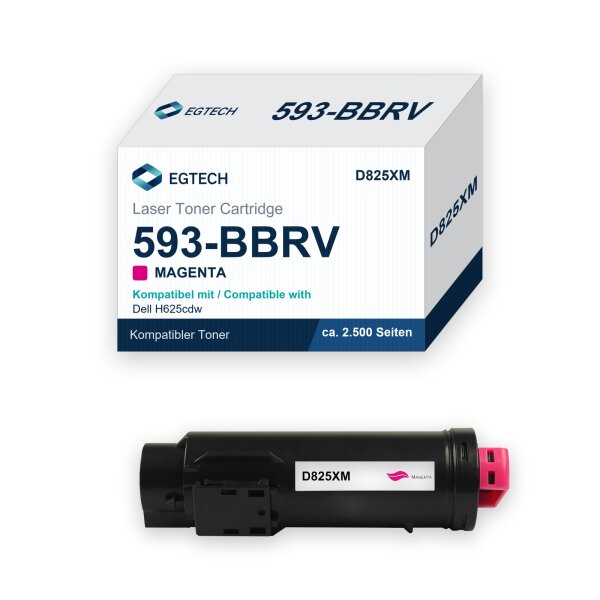 Toner kompatibel mit Dell 593-BBRV Magenta H625cdw H825cdw S2825cdn