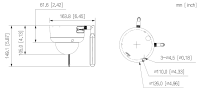 Dahua IPC-HDBW3441DR1P-AST-4G-NL668EAU-0280B IP Dome 4G Überwachungskamera 4MP WizSense SMD H.265