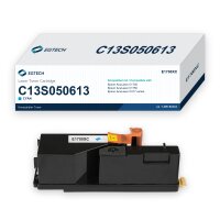 Toner kompatibel mit Epson C13S050613 Cyan AcuLaser C1700...