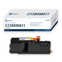 Toner kompatibel mit Epson C13S050611 Gelb AcuLaser C1700...