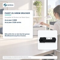 Toner kompatibel mit Epson C13S050630 AcuLaser C2900 CX29 Schwarz