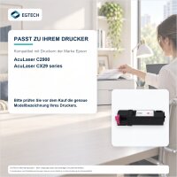 Toner kompatibel mit Epson C13S050628 Magenta AcuLaser C2900 CX29