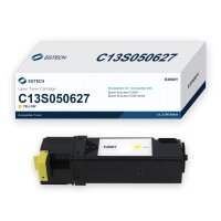 Toner kompatibel mit Epson C13S050627 Gelb AcuLaser C2900...