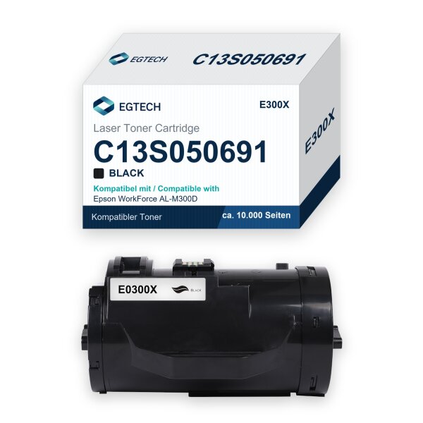 Toner kompatibel mit Epson C13S050691 WorkForce AL-M300D AL-M300DN AL-M300DT