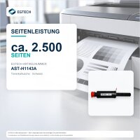 Toner kompatibel mit HP W1143A Neverstop Laser 1001nw 1201 1202w Schwarz