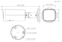 Dahua IPC-HFW2841TP-ZS-Black IP Bullet Überwachungskamera 8MP WizSense SMD Plus H.265 H.264 MJPEG