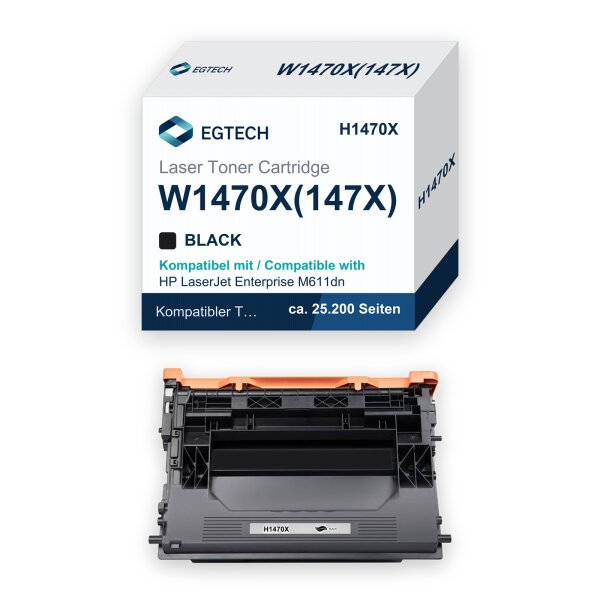 Toner kompatibel mit HP W1470X Enterprise M611dn M611x M612dn M612x M634h M635h