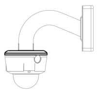 Dahua PFA100 Aufhängeadapter Kamera-Zubehör Aluminium 150,8 mm x 37 mm 1 Zoll PF