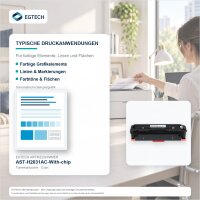 Toner kompatibel mit HP W2031A Cyan Color M454 M454dn M454dw M479 M479dw M479dn
