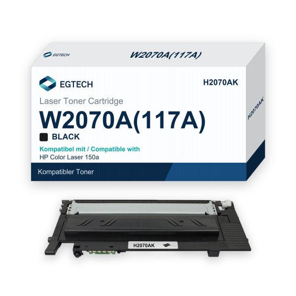 Toner kompatibel mit HP W2070A Color Laser 150a 150nw 178nw 178nwg 179fnw