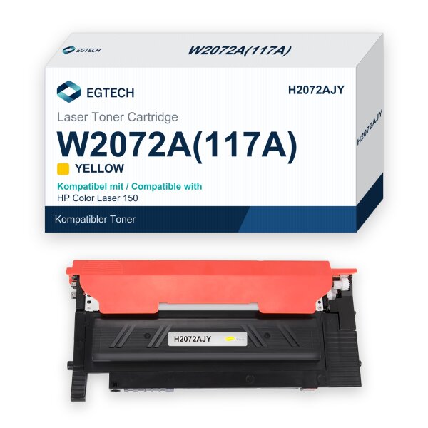Toner kompatibel mit HP W2072A Gelb Color Laser 150 178 179