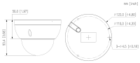 Dahua IPC-HDBW2841RP-ZS-Black IP Dome Überwachungskamera 8MP WizSense SMD Plus H.265 H.264 MJPEG