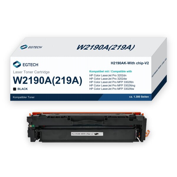 Toner kompatibel mit HP W2190A Color Pro 3202dn 3202dw 3302fdn 3302fdng 3302fdw
