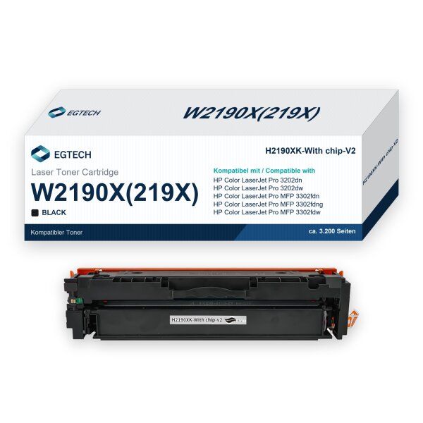 Toner kompatibel mit HP W2190X Color Pro 3202dn 3202dw 3302fdn 3302fdng 3302fdw