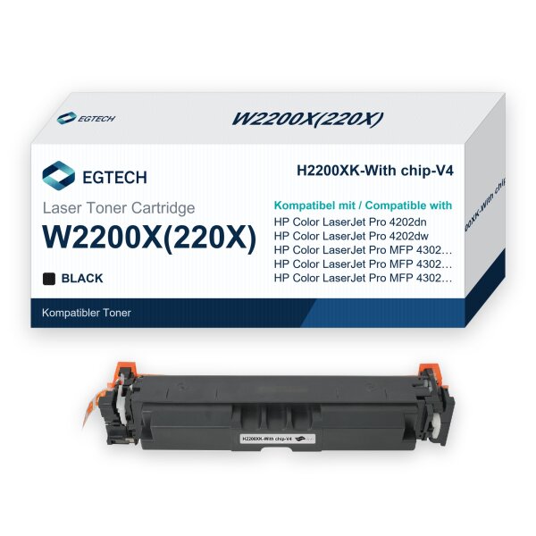 Toner kompatibel mit HP W2200X Color Pro 4202dn 4202dw 4302dw 4302fdn 4302fdw