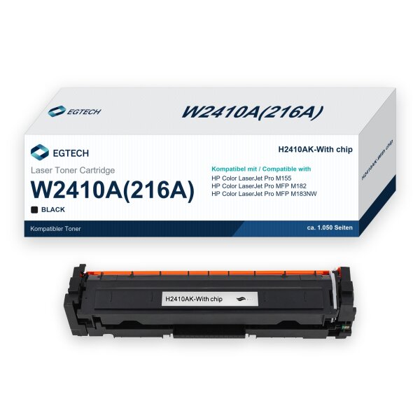 Toner kompatibel mit HP W2410A Color Pro M155 M182 M183NW Schwarz