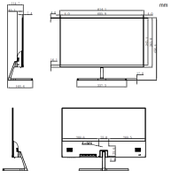 Dahua LM27-B200S-B3-V 27" Full-HD Monitor Video-Türsprechanlage Full HD Lautsprecher