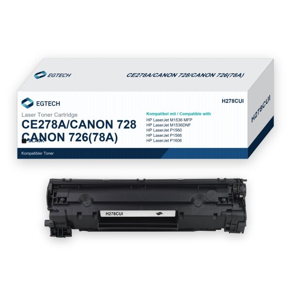 Toner kompatibel mit HP CE278A M1536 MFP M1536DNF P1560 P1566 P1606 P1606DN