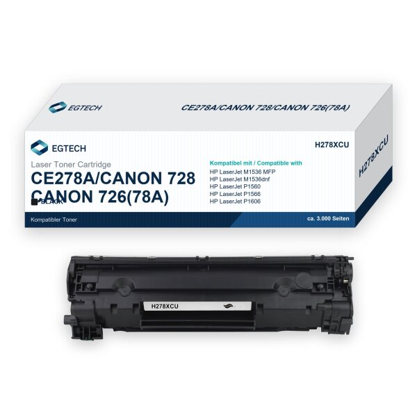 Toner kompatibel mit HP CE278A Canon LBP6200D LBP6200dw LBP6230d LBP6230dw L100