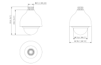 Dahua SD40216DB-HC HDCVI PTZ Überwachungskamera 2MP Starlight 5 – 80 mm motor Objektiv IP66 IK10