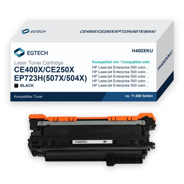 Toner kompatibel mit HP CE400X Enterprise 500 color M551dn M551n M551xh M575dn