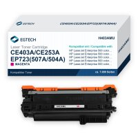 Toner kompatibel mit HP CE403A Magenta Enterprise 500...
