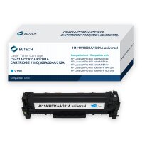 Toner kompatibel mit HP CE411A Cyan Pro 400 color M451dw...