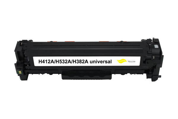 Tonerkartusche kompatibel mit HP CE412A / CC532A – Gelb – ca. 2.800 Seiten