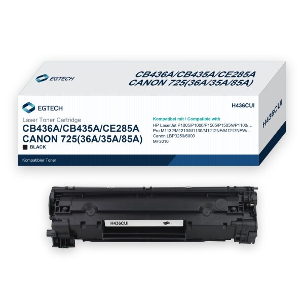 Toner kompatibel mit HP CB436A CB435A CE285A P1005 P1102 P1102W M1132 Schwarz