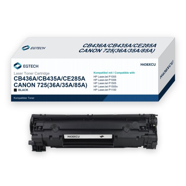 Toner kompatibel mit HP CB436A Canon LBP3250 P1005 P1006 P1505 P1505n P1100