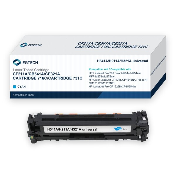 Toner kompatibel mit HP CF211A Cyan Pro 200 color M251nw M276nw M251n