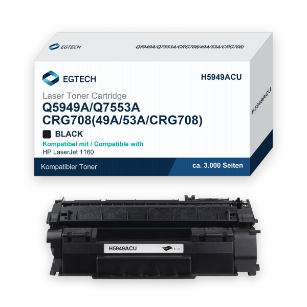 Toner kompatibel mit HP Q5949A 1160 1160Le 1320 1320n 1320tn 1320nw 3390 3392