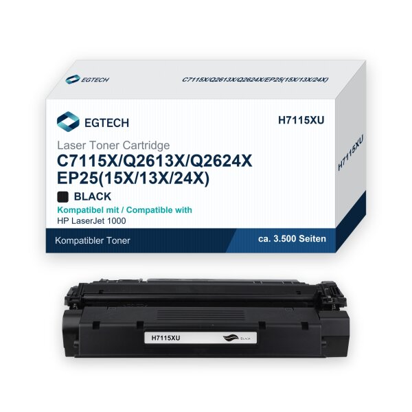 Toner kompatibel mit HP C7115X 1000 1005 1150 1200 1200n 1200se 1220 1220se 1300