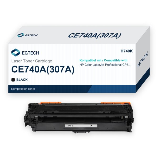Toner kompatibel mit HP CE740A Color Professional CP5225 series Schwarz