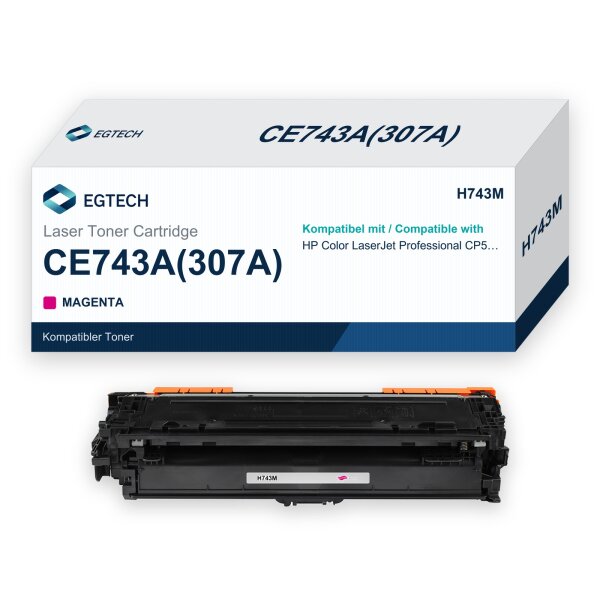 Toner kompatibel mit HP CE743A Magenta Color Professional CP5225 series